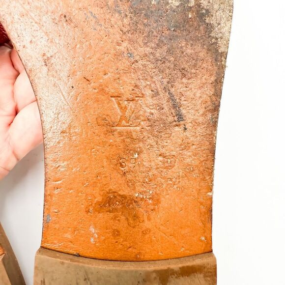 Louis Vuitton LV Lock It Slides Escale Two Tone Flat Sandals EU 39 US 9 - Picture 10 of 12